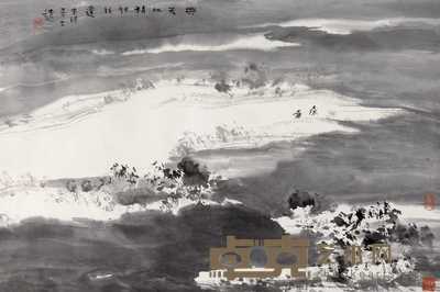 杨彦 山水 镜心 45×69cm